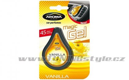 Osvěžovač vzduchu CAR MAGIC GEL vanilla