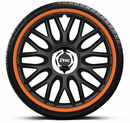 Ozdobné kryty kol, poklice 13" ORDEN ORANGE R 4ks