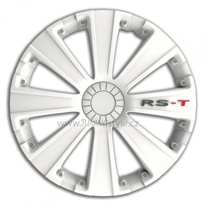 Ozdobné kryty kol, poklice 13&quot; ARGO RST WHITE 4ks