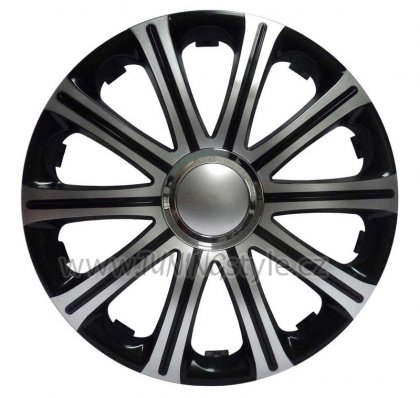 Ozdobné kryty kol, poklice 13&quot; MODENA BLACK SILVER