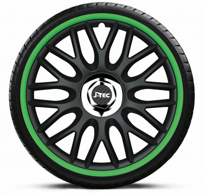 Ozdobné kryty kol, poklice 14" ORDEN GREEN R 4ks