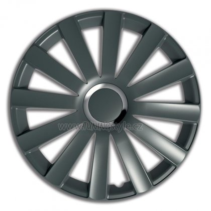 Ozdobné kryty kol, poklice 14&quot; ARGO SPYDER PRO GRAY 4ks