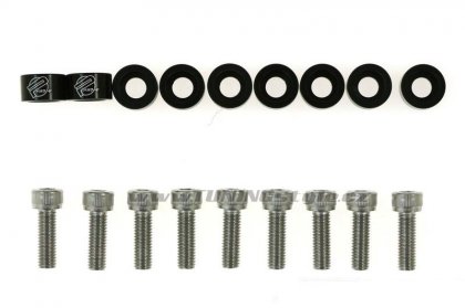 Ozdobné podložky se šrouby - header kit Honda Civic JDM 8mm black