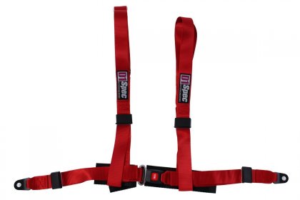 Pasy sportowe 4p 2" D1Spec Red