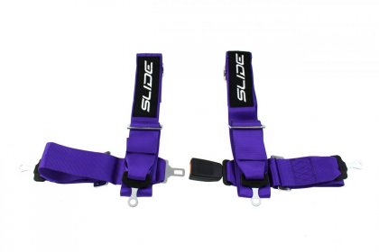 Pasy sportowe SLIDE 4p 3" Purple