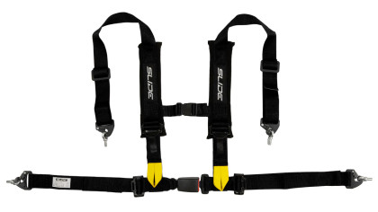 Pasy sportowe Slide V2 Czarne 4P 2" E4