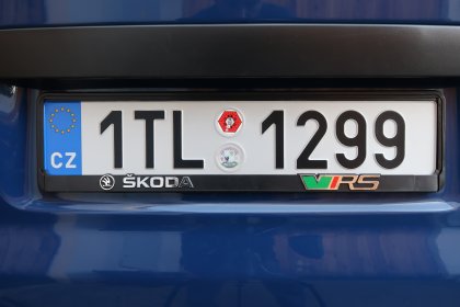 Podložka pod SPZ 3D Škoda VRS