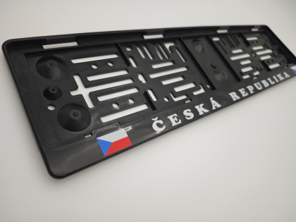 Podložka pod SPZ  Česká Republika - vlajky