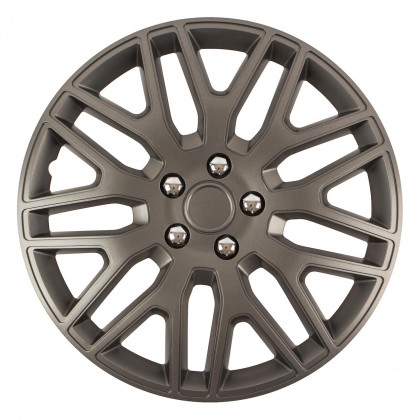 Poklica DAKAR NC 17" GRAPHITE s chromovými šrouby