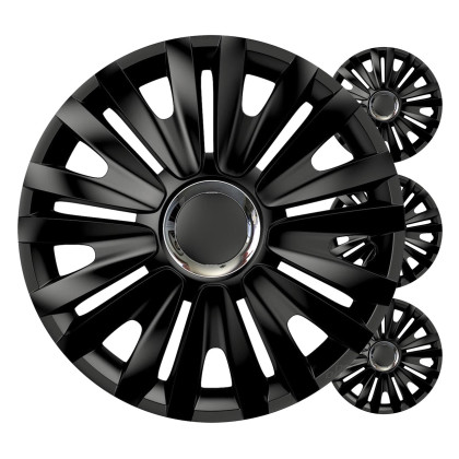 Poklice Royal 14” černá sada 4ks COLOR BOX