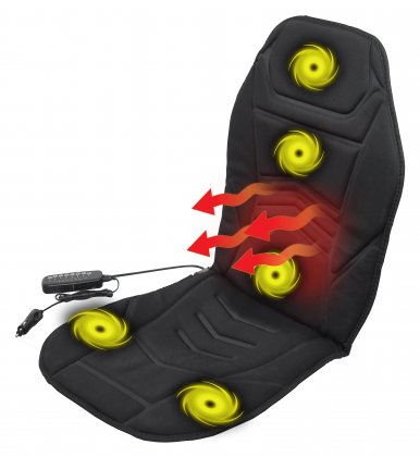 Potah sedadla vyhřívaný s masáží 12V ARROW