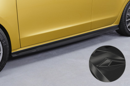 Prahové difuzory CSR pro VW up! 2011- - carbon look lesklé
