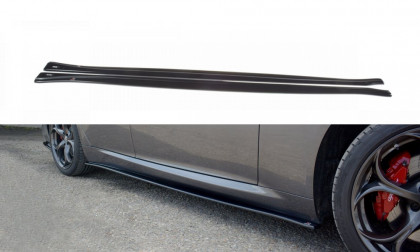 Prahové lišty ALFA ROMEO GIULIA VELOCE černý lesklý plast