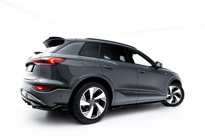 Prahové lišty Audi Q6 e-tron Standard / S-Line / SQ6 e-tron SUV / Sportback Mk1 černý lesklý plast