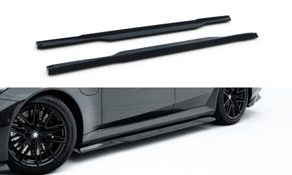 Prahové lišty BMW M5 Sedan / Touring G90 černý lesklý plast