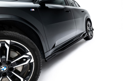 Prahové lišty BMW X2 M-Pack U10 černý lesklý plast