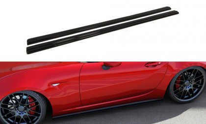 Prahové lišty Mazda MX-5 MK4 14- černý lesklý plast