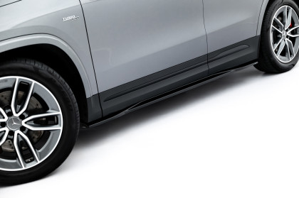 Prahové lišty Mercedes-AMG GLA 35 H247 Facelift černý lesklý plast