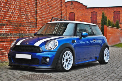 Prahové lišty Mini Cooper R56 JCW 06-10 černý lesklý plast