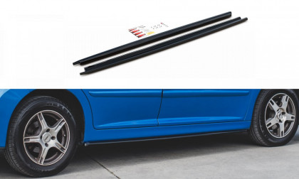 Prahové lišty Peugeot 207 Sport carbon look