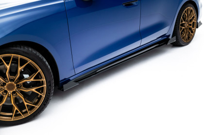 Prahové lišty Street pro + flaps Audi A5 S-Line / S5 Sedan / Avant B10 černo červené