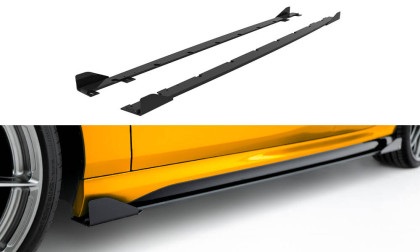 Prahové lišty Street pro + flaps BMW 1 M-Pack F70 černé