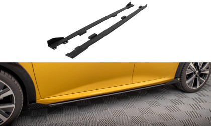 Prahové lišty Street pro + flaps Peugeot 208 GT Mk2 černé