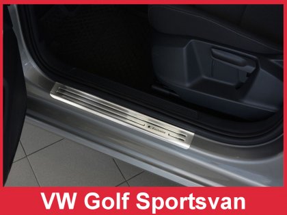 Prahové ochranné nerezové lišty Avisa Volkswagen Golf Sportsvan Exclusive