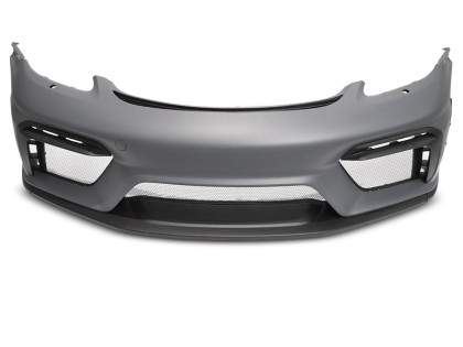 Přední nárazník pro Porsche Boxter / Cayman (718) 2016- GT4 Style - pro ostřiky světel 