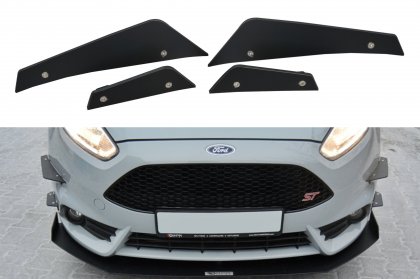 Přední přítlačná křidélka, canards V.1 FORD FIESTA 7 ST FACELIFT 2013-2016 