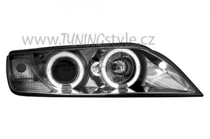 Přední světla angel eyes BMW Z3 chromové