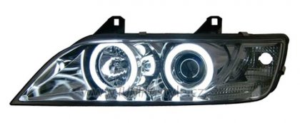 Přední světla angel eyes CCFL BMW Z3 96-02 chrom