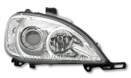 Přední světla angel eyes Mercedes-Benz Třída M W163 98-05 chrom