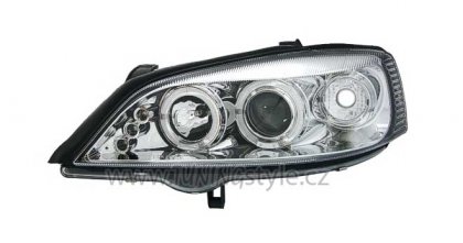 Přední světla Angel Eyes Opel Astra G 98-04 chrom