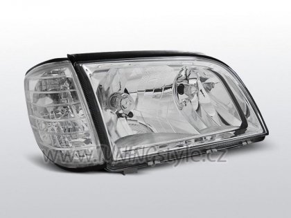Přední světla čirá Mercedes-Benz S W140 chrom