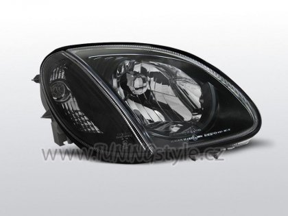Přední světla čirá Mercedes-Benz Třída SLK R170 96-04 černá