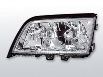 Přední světla čirá Mercedes-Benz W202 93-00 chrom
