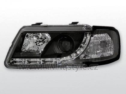 Přední světla Devil eyes AUDI A3 8L 96-00 černé