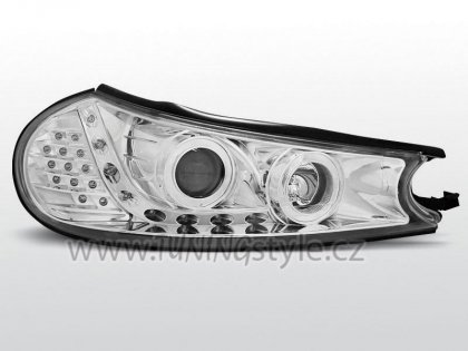 Přední světla devil eyes Ford Mondeo 96-00 chrom