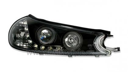 Přední světla Devil eyes Ford Mondeo II černé 96-01
