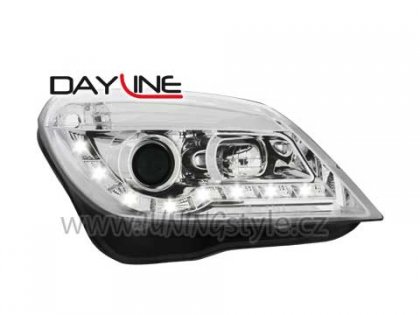 Přední světla Devil Eyes Opel Astra H 04-07  chrom