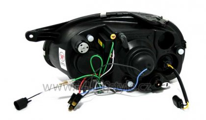 Přední světla Devil Eyes Opel Corsa B chromové