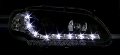 Přední světla Devil Eyes Renault Megane černé