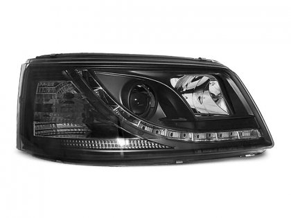 Přední světla Devil Eyes s LED VW T5  03-  černé