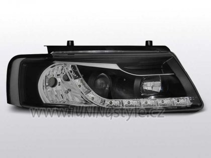 Přední světla Devil Eyes VW Passat 3B 96-00 černá
