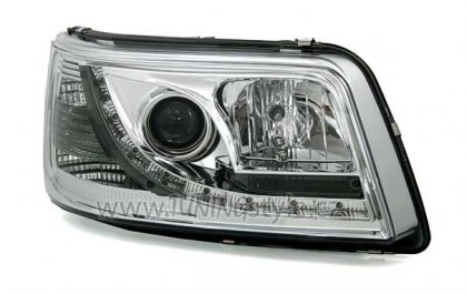 Přední světla Devil Eyes VW T5  03- chromové