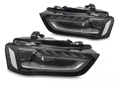 Přední světla full LED pro AUDI A4 B8 2012-2015 pro xenon