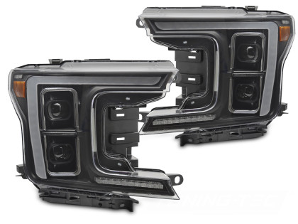 Přední světla full LED pro FORD F150 MK13 2017-2020 černá