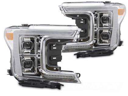 Přední světla full LED pro FORD F150 MK13 2017-2020 chrom