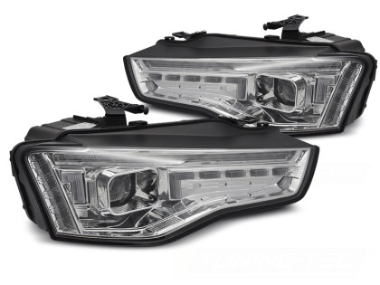 Přední světla s LED pro AUDI A5 2011-2016 chromová